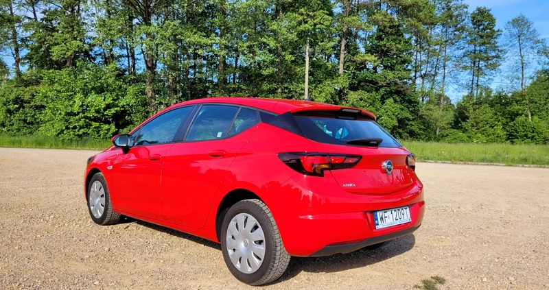 Opel Astra cena 51906 przebieg: 33000, rok produkcji 2019 z Blachownia małe 326